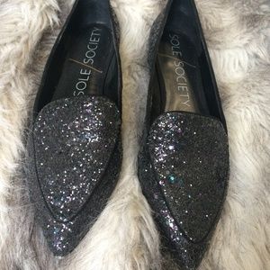 CAMMILA Pointed toe smoking slipper